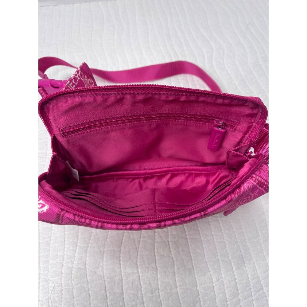 NWOT Vera Bradley Belt Bag Stamped Paisley Print Pink Travel Fanny - Picture 6 of 8